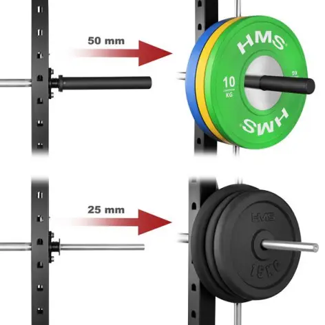 half rack avec barre guidée