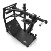 Pendulum squat machine