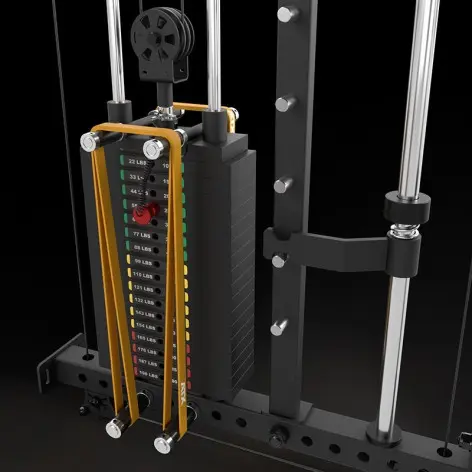 Station de musculation compacte pour un home gym