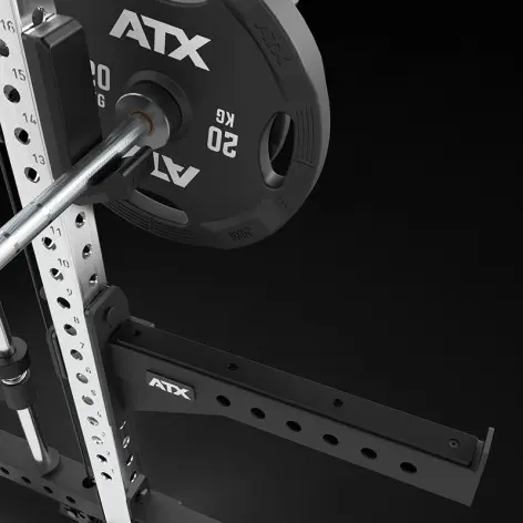 rack à squat avec équipements intégrés