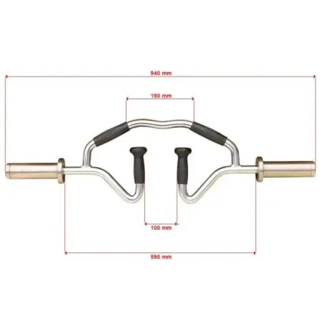 Mesures de la barre de musculation