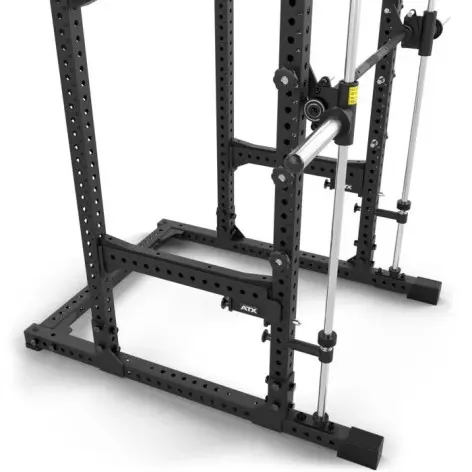 Rack sécurisé avec J-hooks et spotters