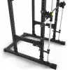 Rack sécurisé avec J-hooks et spotters