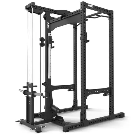 Cage à squat professionnelle avec poulie intégrée