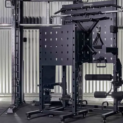Support de rangement pour accessoires de musculation