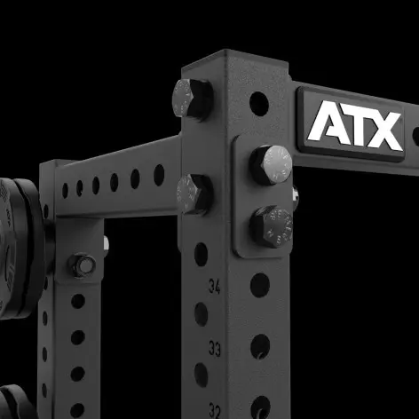 Demi rack de musculation de marque ATX avec extension de stockage