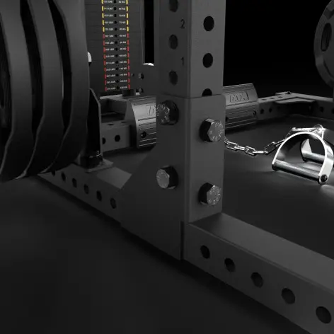 Rack ATX professionnel avec poulie guidée et barre multigrip