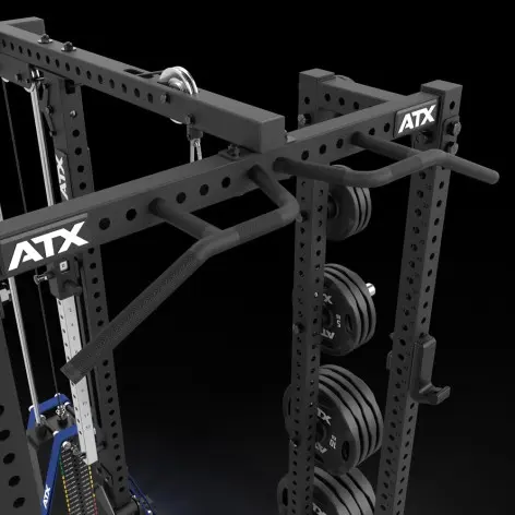 Demi rack ATX avec extension pour poids et poulie à charge guidée