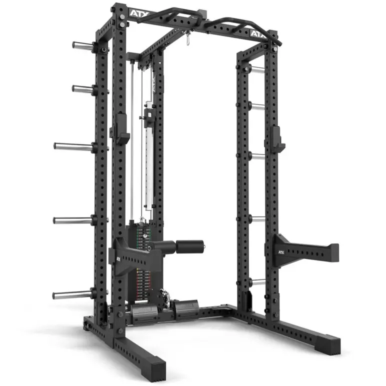 Half rack ATX avec poulie à charge guidée et extension de stockage