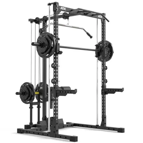 Half Rack ATX Avec Poulie Et Multipresse