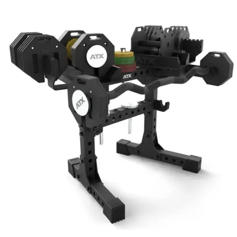 Haltères octogonales ATX pour home gym et salle professionnelle