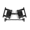 Support de rangement avec haltères modulaires et barre SZ