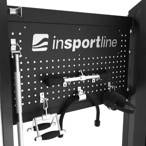 Power rack avec espace de rangement pour les accessoires
