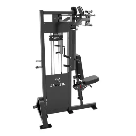 Station à charge guidée de musculation pour les pectoraux et deltoïdes
