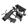 Selectorized biceps curls machine