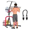Station de renforcement musculaire avec accessoires inclus