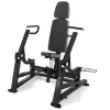 Machine chest press à charge libre avec trajectoire guidée