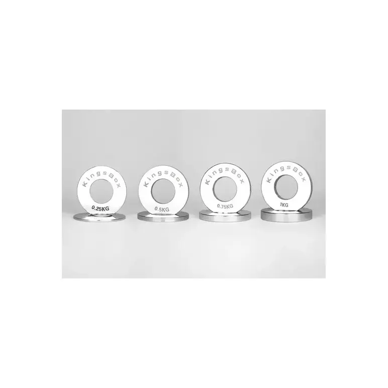 Mini plaques de poids olympiques en acier