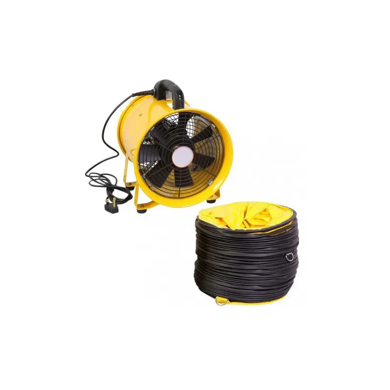 Ventilateur extracteur d'air 40 cm avec gaine de 5 mètres