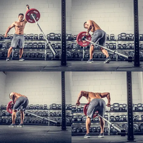 Option t-bar row pour rig cage et rack squat de musculation - vue 6