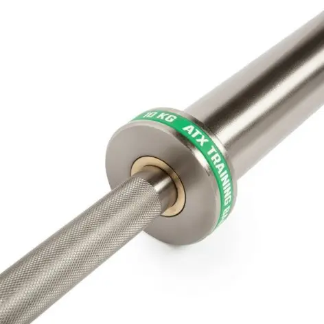 Barre olympique avec poignées moletées