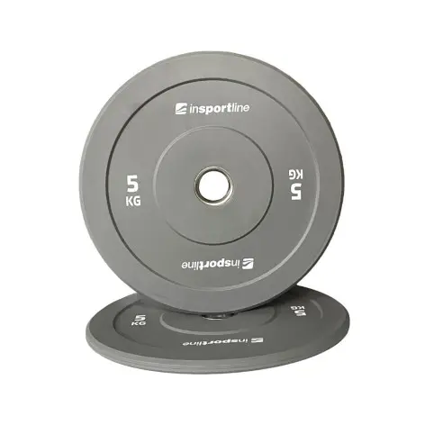 Disques bumper 50 mm en caoutchouc pour musculation