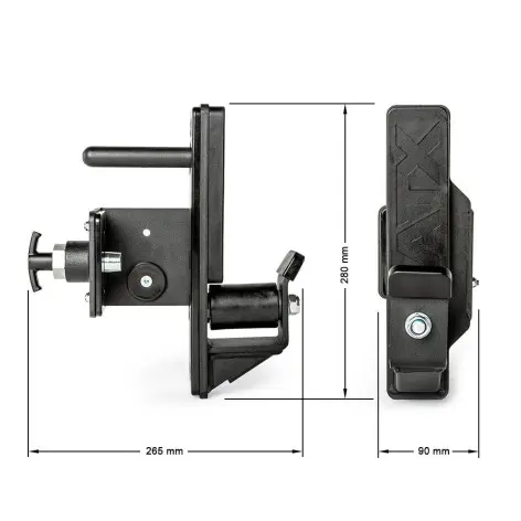 Crochets en J pour rack et cage à squat