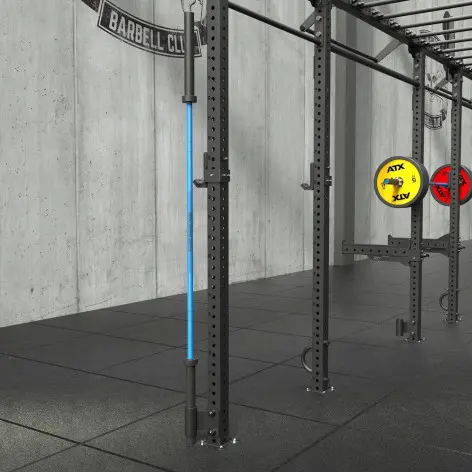 Support de rangement pour barre olympique sur rig de crossfit - vue 2