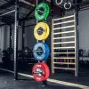 Support pour rangement des disques olympiques sur rig de crossfit