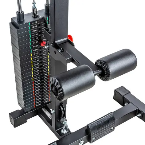 Power rack avec poulie haute et basse et colonne de poids