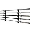 Support mural horizontal pour barre de musculation