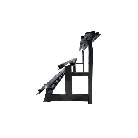 Support pour haltères avec revêtement en plastique spécial