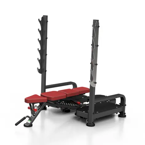 Banc de musculation professionnel ajustable couché incliné - vue 9