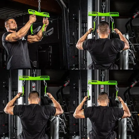 Barre courte PRIME Maximum Advantage Grip pour fixation des poignées de tirage - vue 4