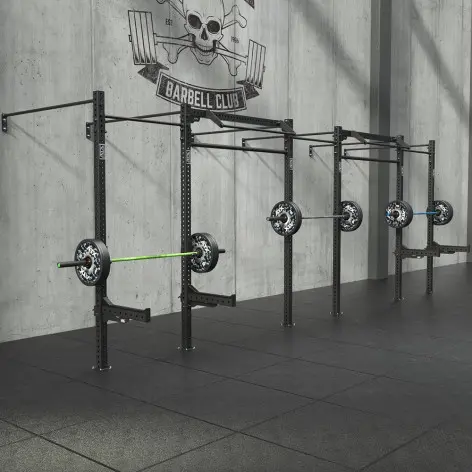 Rig de crossfit mural avec 10 compartiments
