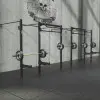 Rig de crossfit mural avec 10 compartiments