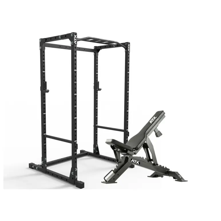Pack cage a squat + banc de musculation