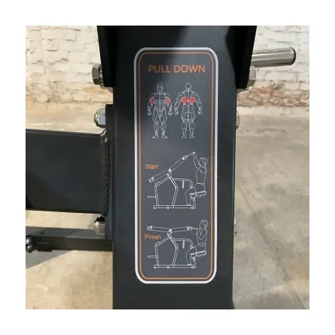 Appareil professionnel Lat pulldown pour les dorsaux - vue 3