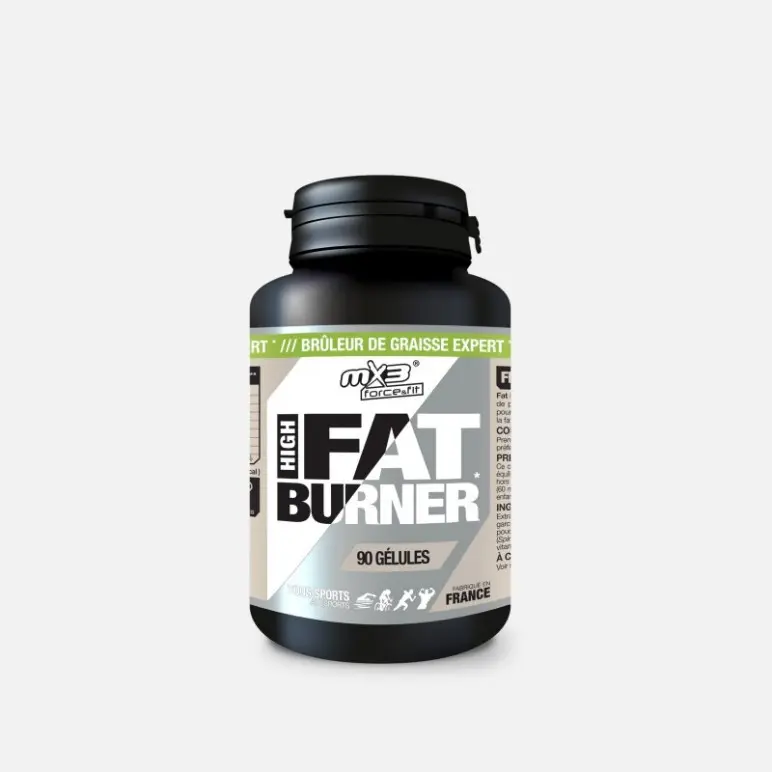 Brûleur de graisse Premium 90 gélules fabrication 100% française High Fat Burner