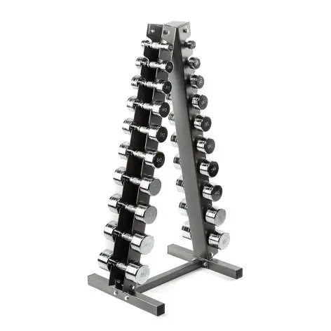 Support pyramidal pour stockage d'haltères - vue 2