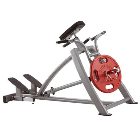 T-bar row professionnelle plate loaded à charge libre - vue 2