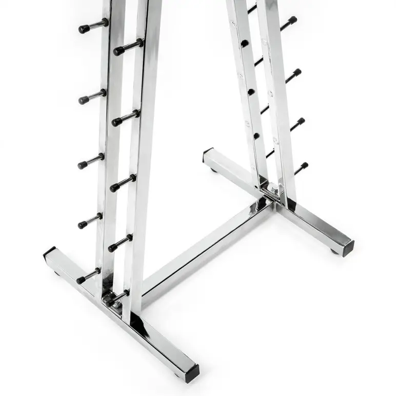 Pyramide stockage haltères courtes - vue 1