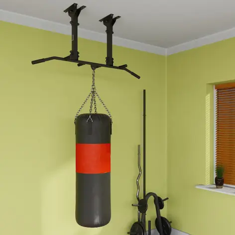 Barre de traction 2 en 1 support sac de frappe - vue 5