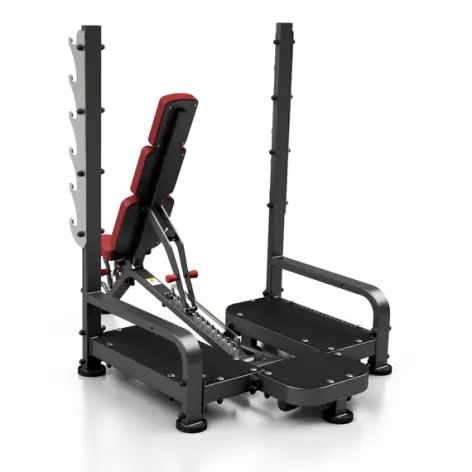 Banc de développé professionnel avec chandelles