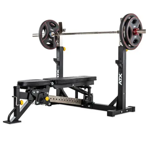 Banc musculation homegym complet avec kit de poids et barre - vue 2