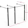 Rack à fixation murale 1 module pour entraînement de musculation et de crosstraining - vue 2