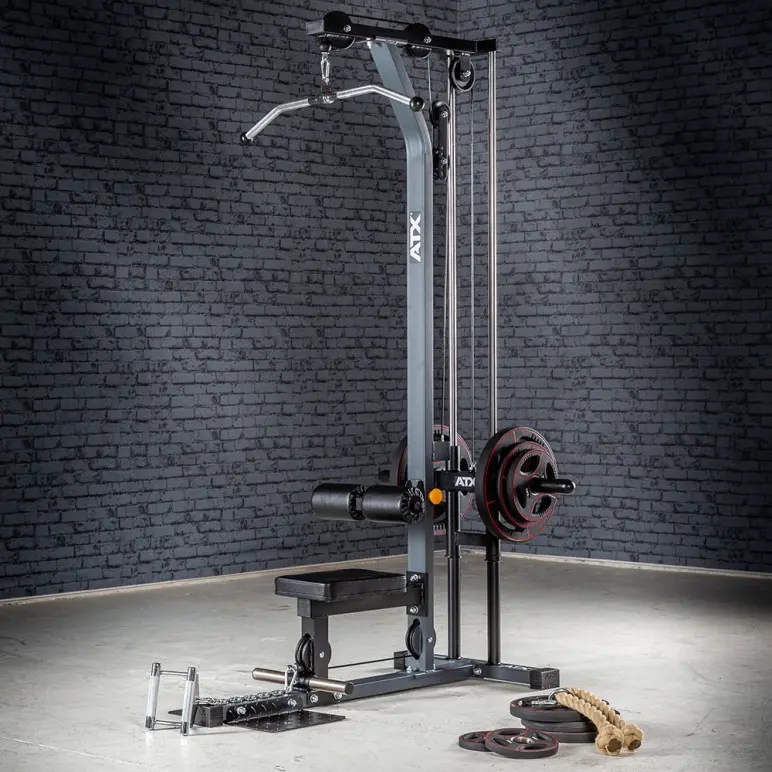 Matériel de musculation : pack complet poulie haute et basse avec accessoires