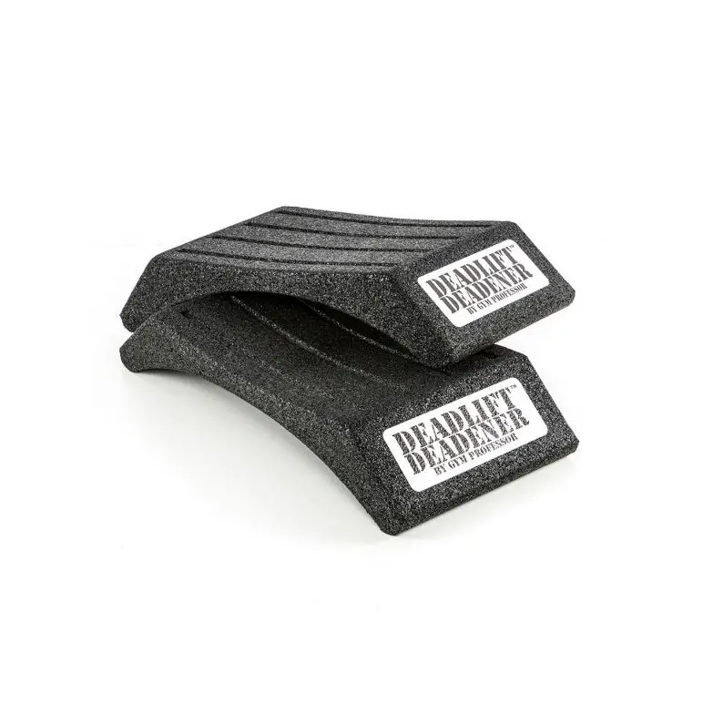 Paire de cales absorbante et amortissante pour deadlift