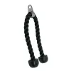 Double corde de tirage pour entraînement des bras et épaules