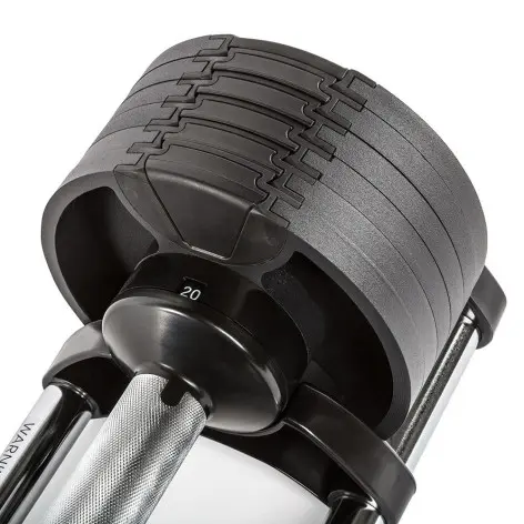 Paire d'haltères Flexbell compactes à charges réglables 2 à 20 kg - vue 4